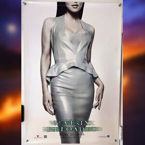 THE MATRIX RELOADED (2003) - ORIGINAL DOUBLE SIDED ADVANCE MOVIE POSTER